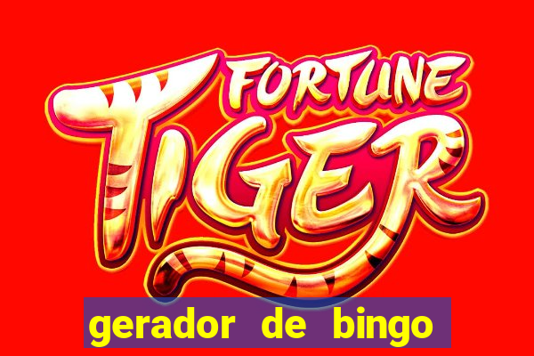 gerador de bingo cha de bebe